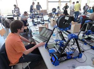 CATUAV builds a 3D printer in the RepRap workshop