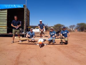 CATUAV team in Namibia